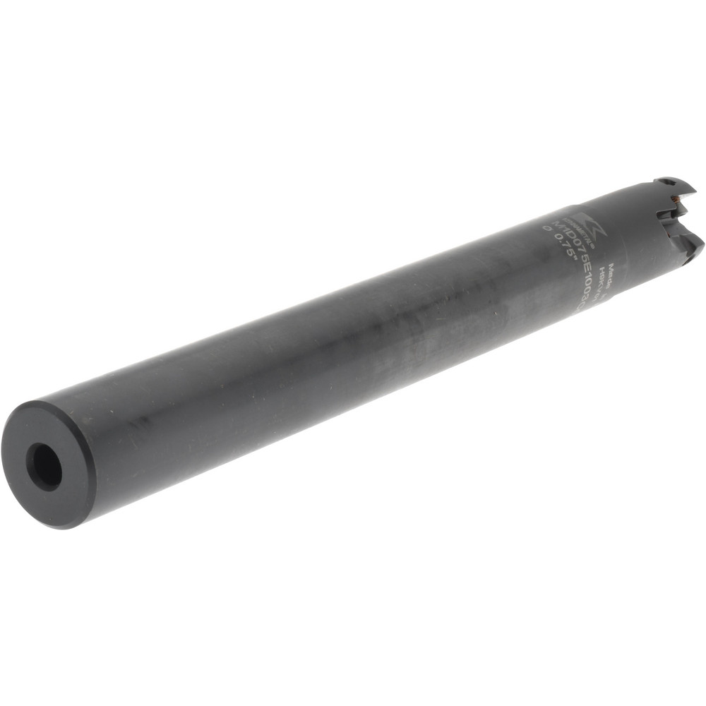 Kennametal Indexable Square-Shoulder End Mill: M1D075E1003C075L670, 3/4" Cut Dia, 0.398" Max Depth of Cut, 3/4" Dia Cylindrical Shank - 3742540