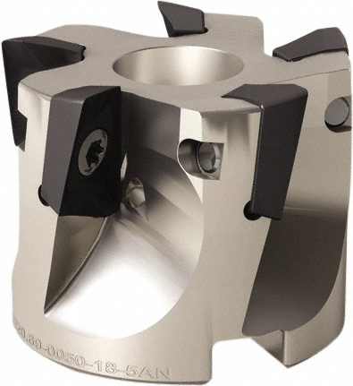 Seco 4" Cut Dia, 1" Arbor Hole Dia, 0.669" Max Depth, Indexable Square-Shoulder Face Mill - 02694992
