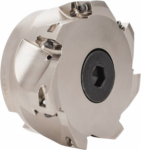 Seco 4" Cut Dia, 1" Arbor Hole Dia, 0.669" Max Depth, Indexable Square-Shoulder Face Mill - 02694992