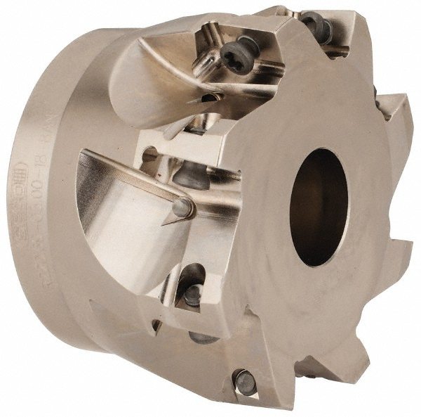 Seco 4" Cut Dia, 1" Arbor Hole Dia, 0.669" Max Depth, Indexable Square-Shoulder Face Mill - 02694992