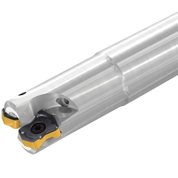 Kyocera Indexable High-Feed End Mill: CYLND SHANK 10D, Cylindrical Shank - 8607020