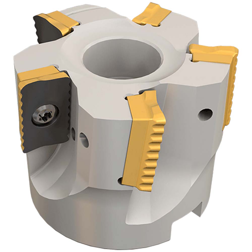 Iscar 80mm Cut Dia, 27mm Arbor Hole Dia, 18mm Max Depth, Indexable Square-Shoulder Face Mill - 3110769