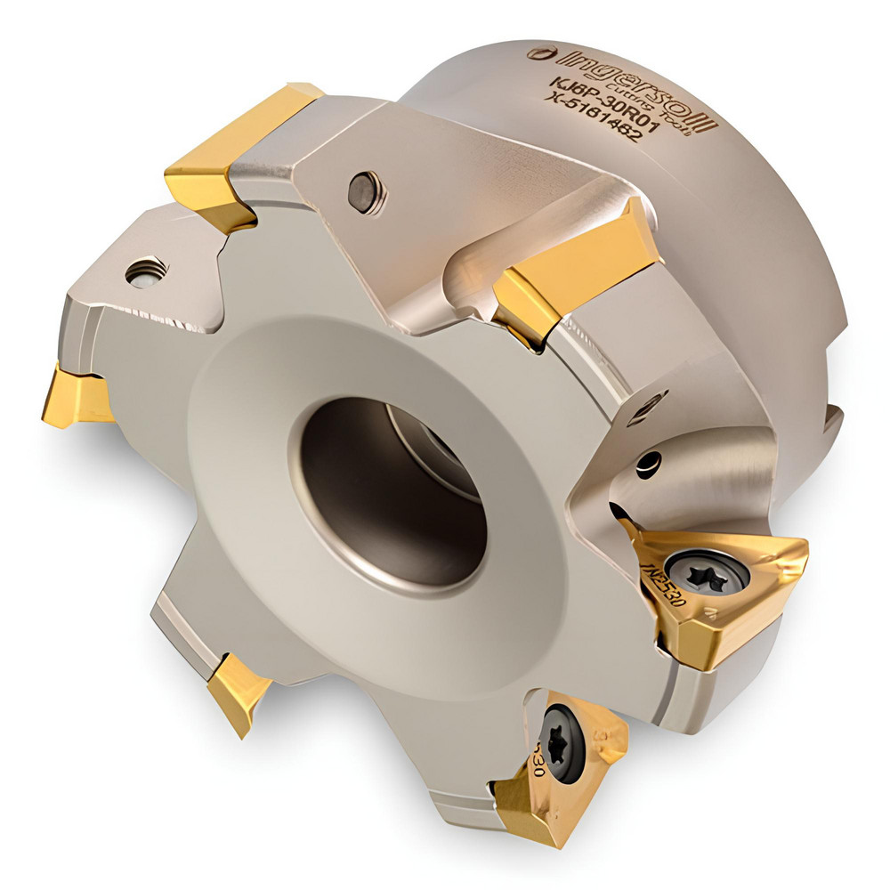 Iscar 80mm Cut Dia, 27mm Arbor Hole Dia, 18mm Max Depth, Indexable Square-Shoulder Face Mill - 3110769