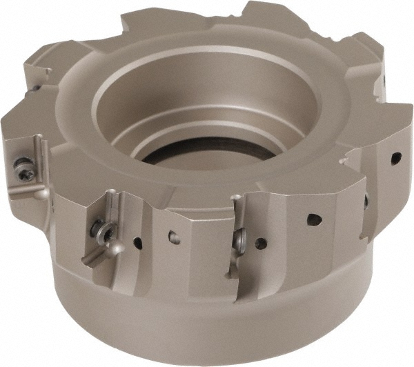 Iscar 80mm Cut Dia, 27mm Arbor Hole Dia, 18mm Max Depth, Indexable Square-Shoulder Face Mill - 3110769