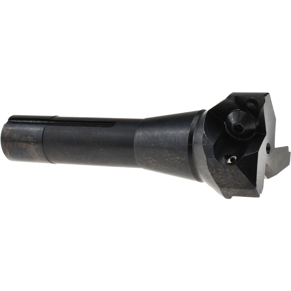 Kyocera Indexable Square-Shoulder End Mill: MEWH2000W1501543T, 2" Cut Dia, 2.086" Max Depth of Cut, 1-1/2" Dia Weldon Flat Shank - THN04096