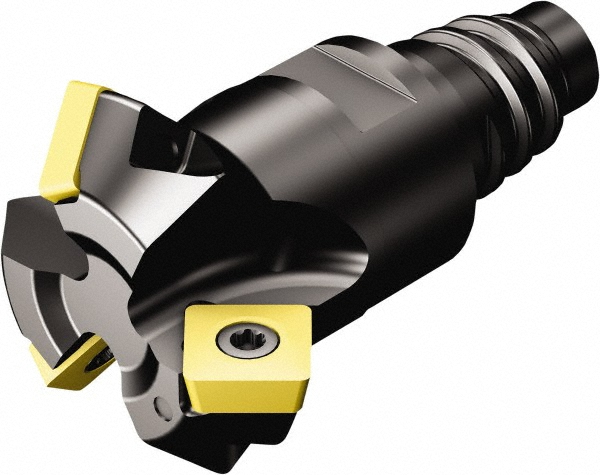 Sandvik Coromant 12mm Cut Dia, 15.5mm Arbor Hole, 5.47mm Max Depth of Cut, 45° Indexable Chamfer & Angle Face Mill - 6536289