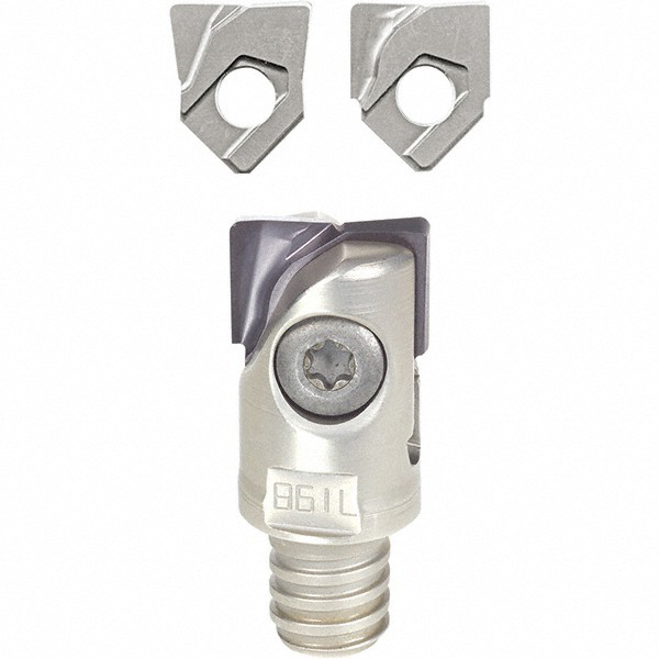 Seco Indexable Square-Shoulder End Mill: R217.94-1632.RE-08-3A, 32 mm Cut Dia, 8 mm Max Depth of Cut, M16 Modular Connection Shank - 02827543