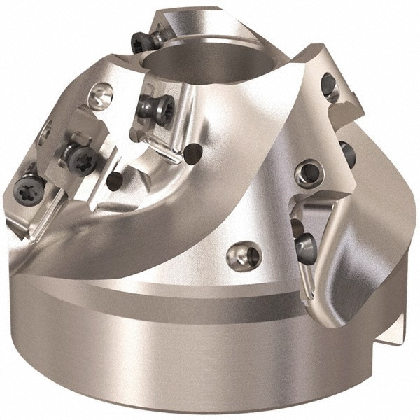 Seco 2.638" Cut Dia, 1" Arbor Hole, 1.102" Max Depth of Cut, 60° Indexable Chamfer & Angle Face Mill - 02670049