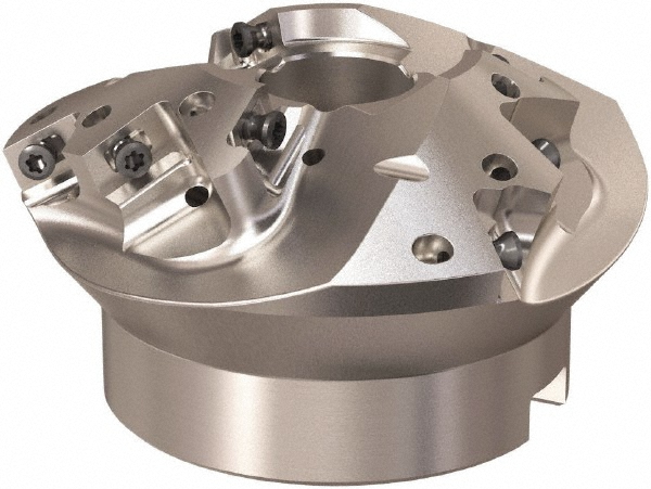 Seco 2.638" Cut Dia, 1" Arbor Hole, 1.102" Max Depth of Cut, 60° Indexable Chamfer & Angle Face Mill - 02670049