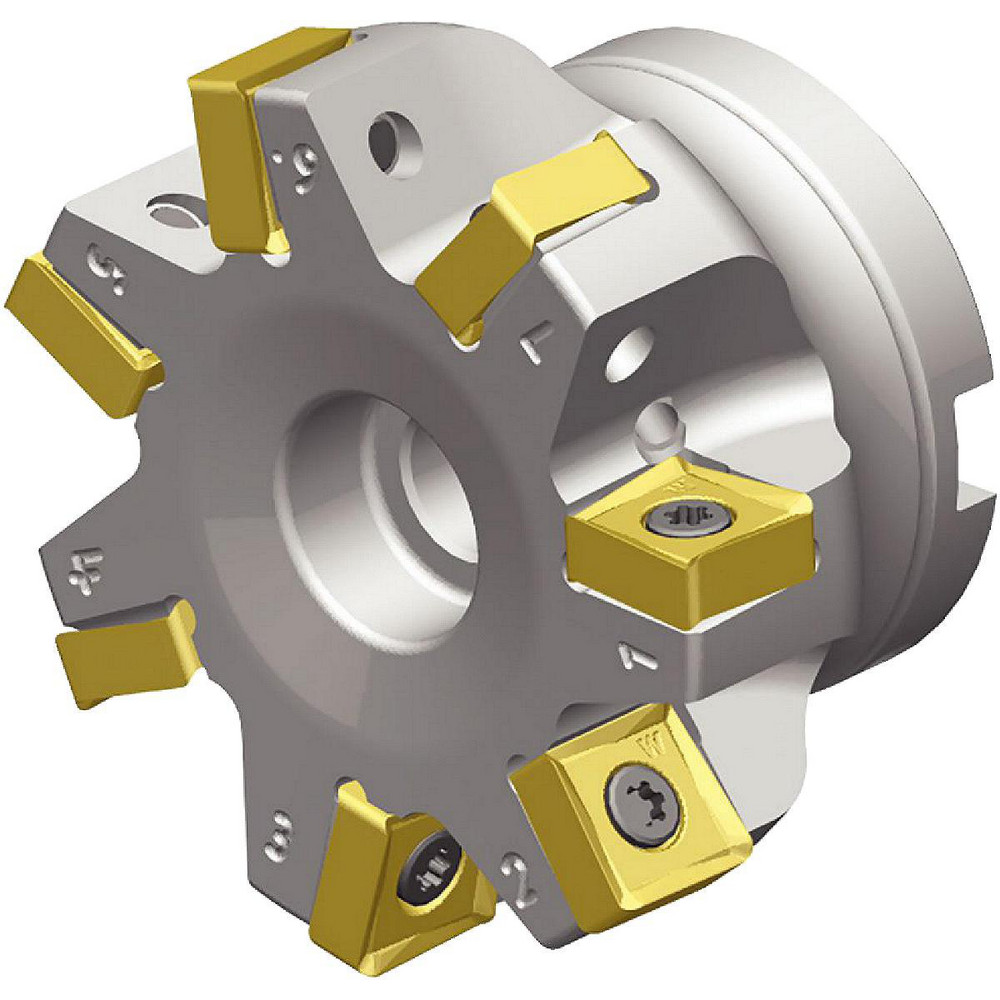 Widia Indexable Square-Shoulder Face Mill:  VSM890D400Z08S150SN12,  1.5000" Arbor Hole Dia,  0.3870" Max Cutting Depth - 6596139