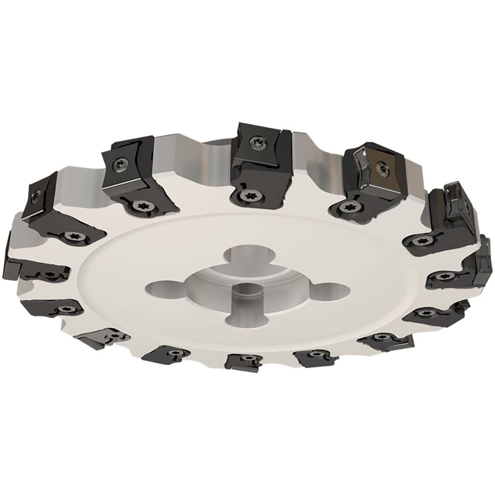 Kennametal Indexable Slotting Cutter: 16.00 mm Cutting Width, 250.00 mm Cutter Dia, 58.41 mm Depth of Cut, 58.41 mm Depth of Cut, Neutral - 2443512