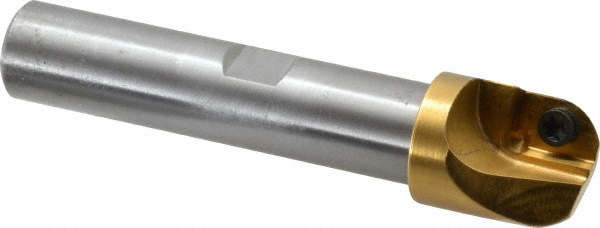 Dorian Tool 0.2031 to 0.25" Cut Radius, 1" Dia, 0.51" Max Depth, Indexable Convex Radius Cutter - 73310165132