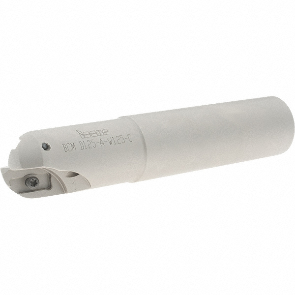 Iscar Indexable Ball Nose End Mill: 1-1/4" Cut Dia, 6.3" OAL - 3103054