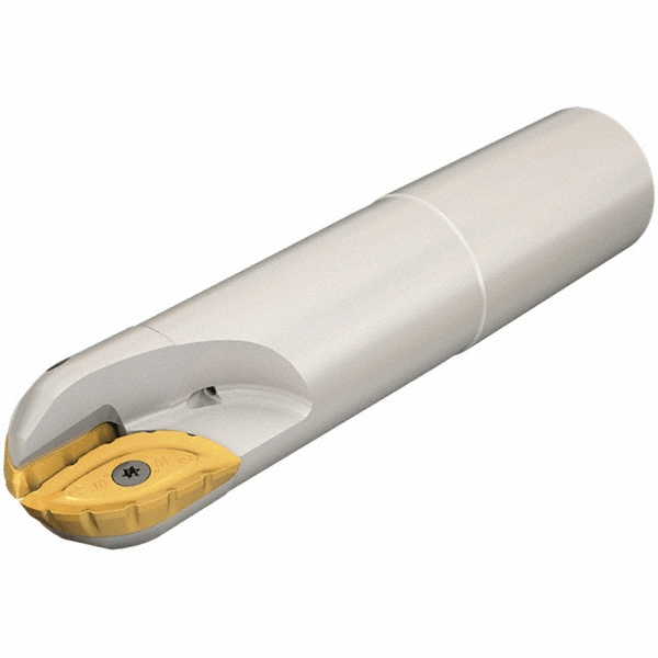 Iscar Indexable Ball Nose End Mill: 1-1/4" Cut Dia, 6.3" OAL - 3103054