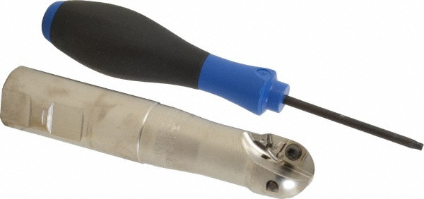 Kennametal Indexable Ball Nose End Mill: 1" Cut Dia, Steel - 5672848