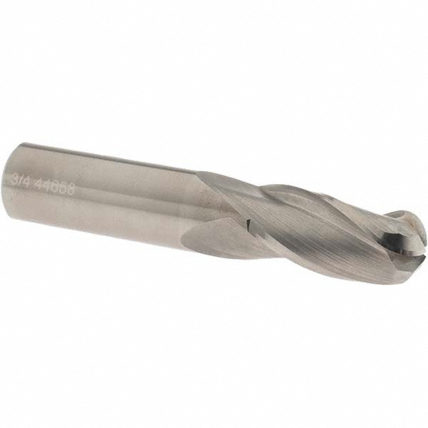 Kennametal Indexable Ball Nose End Mill: 1" Cut Dia, Steel - 5672848