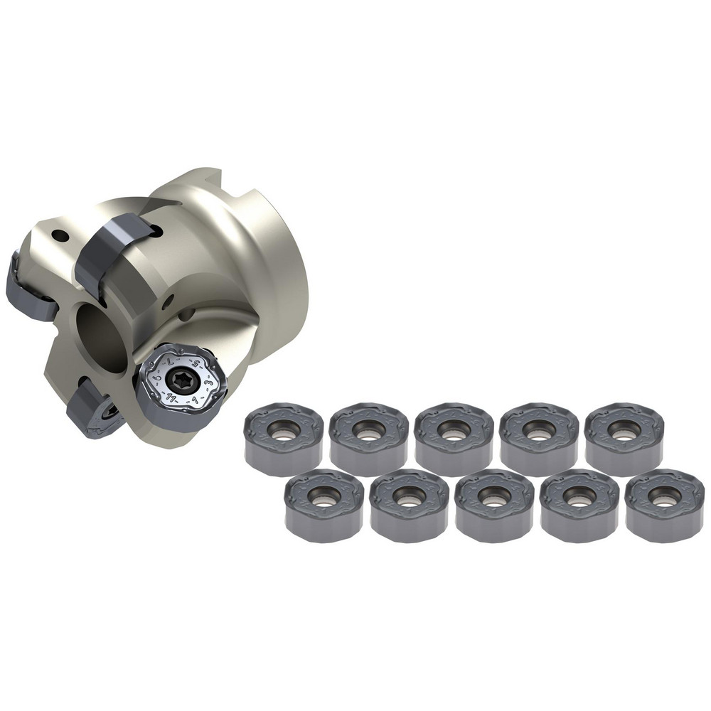 Accupro Indexable Chamfer & Angle Face Mills: Minimum Cutting Diameter (Decimal Inch): 2.5000; Minimum Cutting Diameter (Inch): 2-1/2 - 40607624/54054267