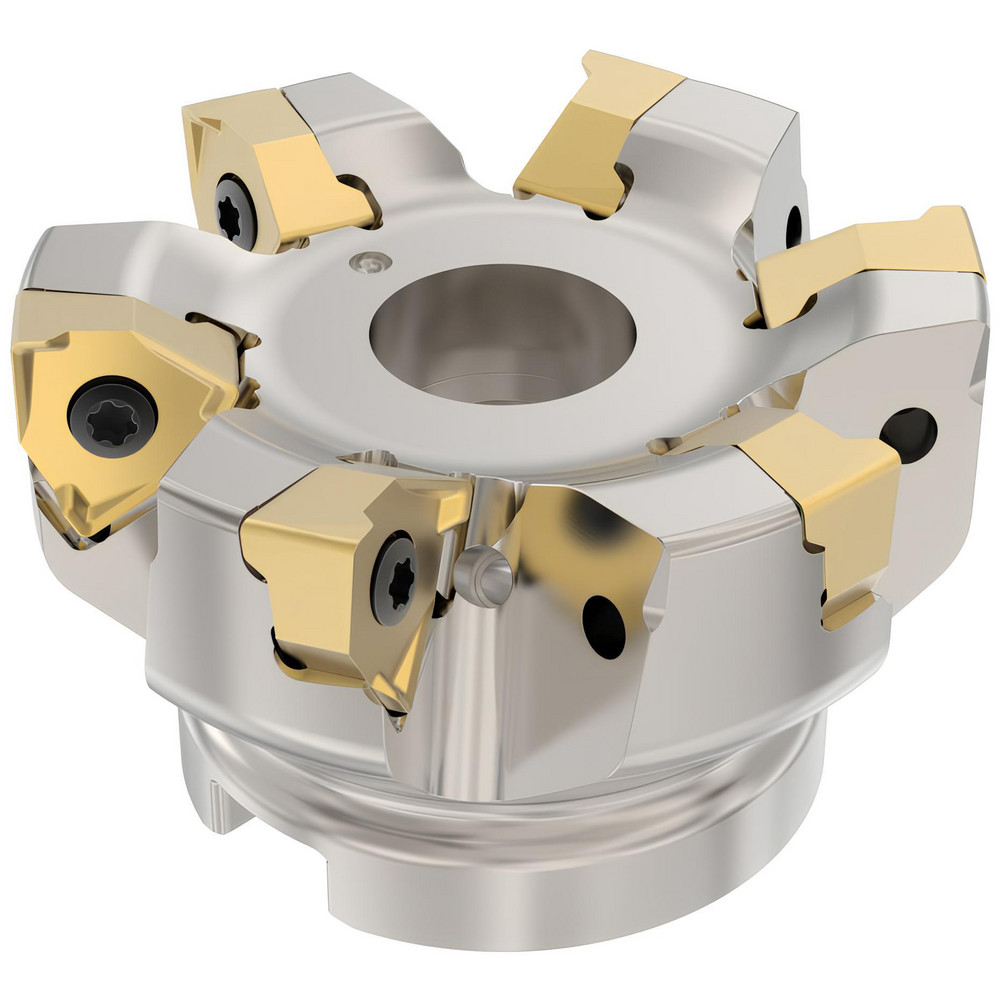 Seco 66mm Cut Dia, 22mm Arbor Hole Dia, 7.5mm Max Depth, Indexable Square-Shoulder Face Mill - 02711515