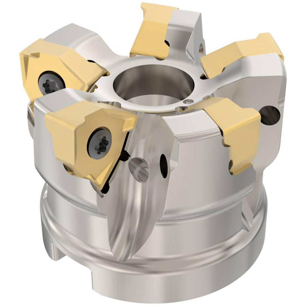 Seco 66mm Cut Dia, 22mm Arbor Hole Dia, 7.5mm Max Depth, Indexable Square-Shoulder Face Mill - 02711515
