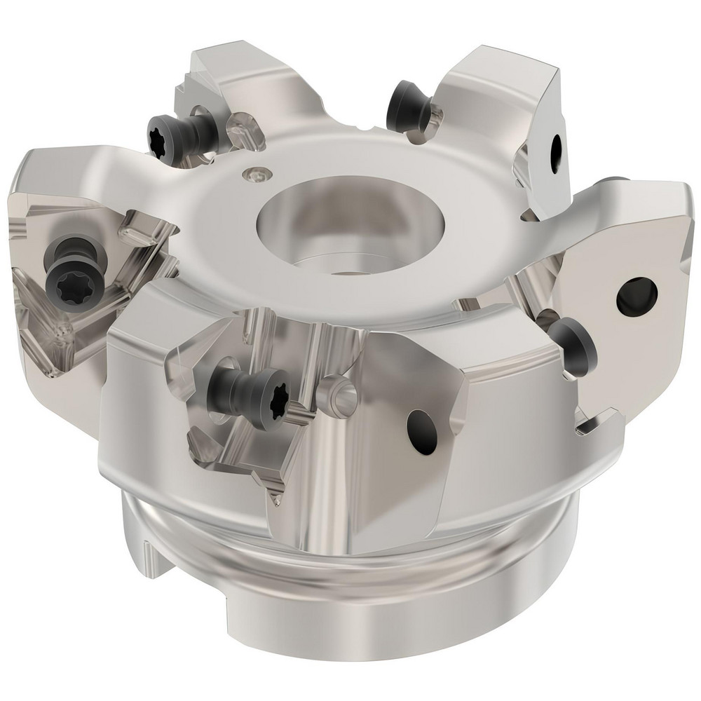 Seco 66mm Cut Dia, 22mm Arbor Hole Dia, 7.5mm Max Depth, Indexable Square-Shoulder Face Mill - 02711515