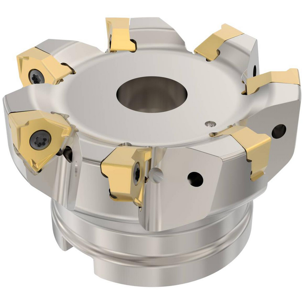 Seco 66mm Cut Dia, 22mm Arbor Hole Dia, 7.5mm Max Depth, Indexable Square-Shoulder Face Mill - 02711515