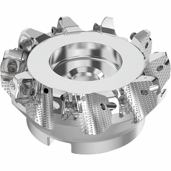 Seco 5" Cut Dia, 1-1/2" Arbor Hole, 0.315" Max Depth of Cut, 71° Indexable Chamfer & Angle Face Mill - 03241913