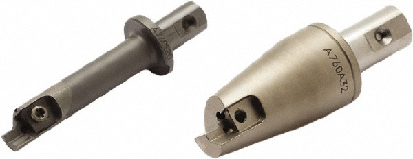 Seco 5" Cut Dia, 1-1/2" Arbor Hole, 0.315" Max Depth of Cut, 71° Indexable Chamfer & Angle Face Mill - 03241913