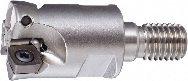 OSG Indexable High-Feed Face Mill: 0.911 to 1.25" Cut Dia - 7800919