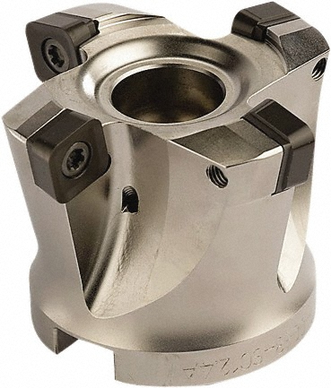 Sandvik Coromant Indexable High-Feed Face Mill: 1.2598" Arbor Hole - 5744371