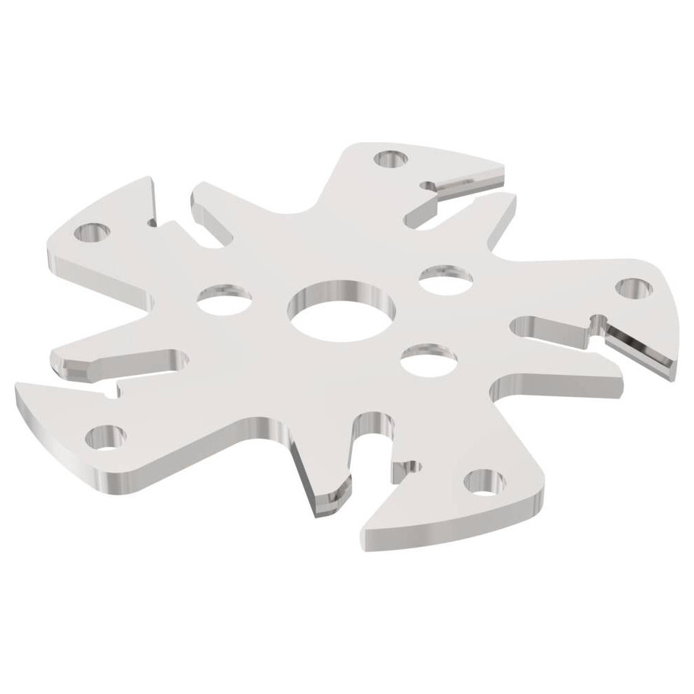 Iscar Indexable Slotting Cutter: 0.1390" Cutting Width, 2.4803" Cutter Dia, Arbor Connection, 0.5906" Depth of Cut, 0.3937" Hole Dia - 2301357