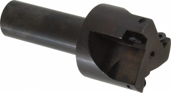 Cutting Tool Technologies Indexable Square-Shoulder End Mill: .375 DIA X 2.250 LG, 3/8" Cut Dia, 0.23" Max Depth of Cut, 3/8" Dia Weldon Flat Shank - HS-010
