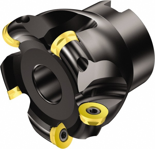 Sandvik Coromant Indexable High-Feed Face Mill: 1.2598" Arbor Hole - 5742363
