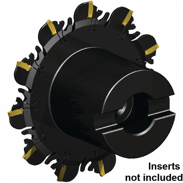 Kennametal Indexable Slotting Cutter: 2.10 mm Cutting Width, 100.00 mm Cutter Dia, Arbor Connection, 32.20 mm Depth of Cut, 32.20 mm Depth of Cut, 22.00 mm Shank Dia, Neutral - 5614827