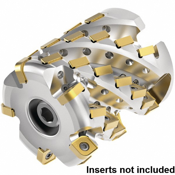 Walter 80mm Cut Dia, 32mm Arbor Hole Dia, Indexable Square-Shoulder Face Mill - 5001497