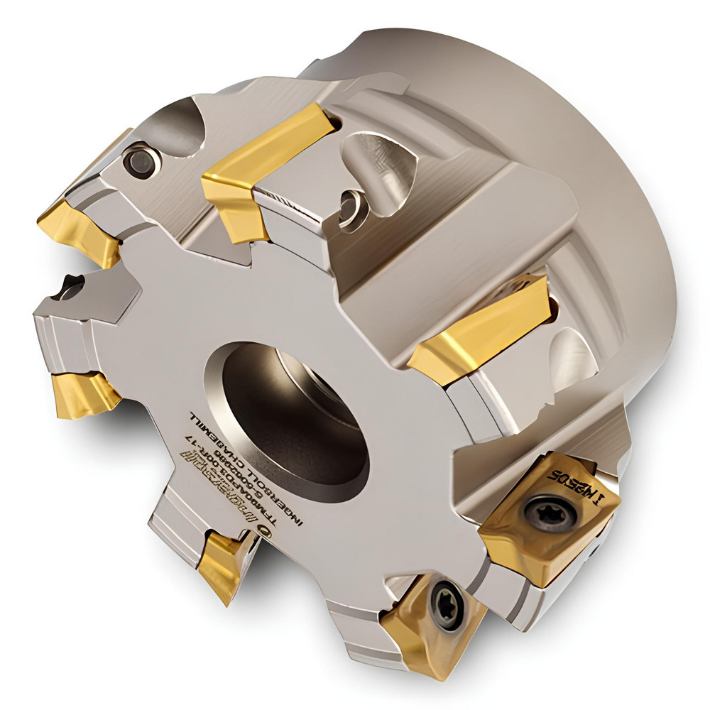 Ingersoll Cutting Tools Indexable Square-Shoulder Face Mill:  EJ6C-04R01,  4'' Cut Dia,  1.5000" Arbor Hole Dia,  0.3850" Max Cutting Depth - 2925715