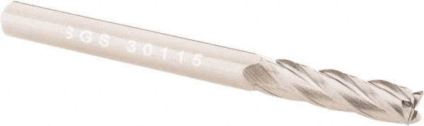 Iscar Indexable Copy End Mill: 1.26" Cut Dia, 0.098" Max Depth of Cut, Through Coolant - 3344364
