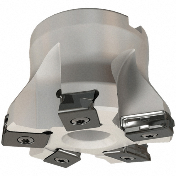 Iscar 3" Cut Dia, 1" Arbor Hole Dia, 0.118" Max Depth, Indexable Square-Shoulder Face Mill - 3104506