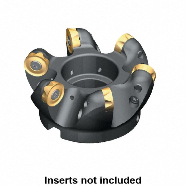 Kennametal Indexable Copy Face Mill: 1-1/2" Arbor Hole - 2610697