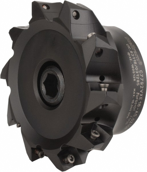 Kennametal Indexable Copy Face Mill: 1-1/2" Arbor Hole - 2610697