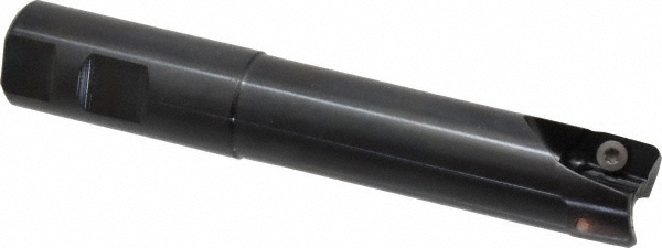 Kennametal Indexable Square-Shoulder End Mill: M1D100E1802C100L1000, 1" Cut Dia, 18 mm Max Depth of Cut, 1" Dia Cylindrical Shank - 2267535