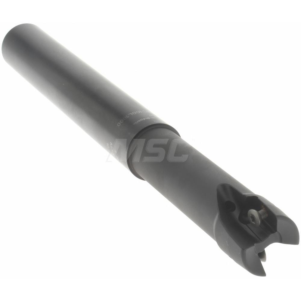 Kennametal Indexable Square-Shoulder End Mill: M1D100E1802C100L1000, 1" Cut Dia, 18 mm Max Depth of Cut, 1" Dia Cylindrical Shank - 2267535