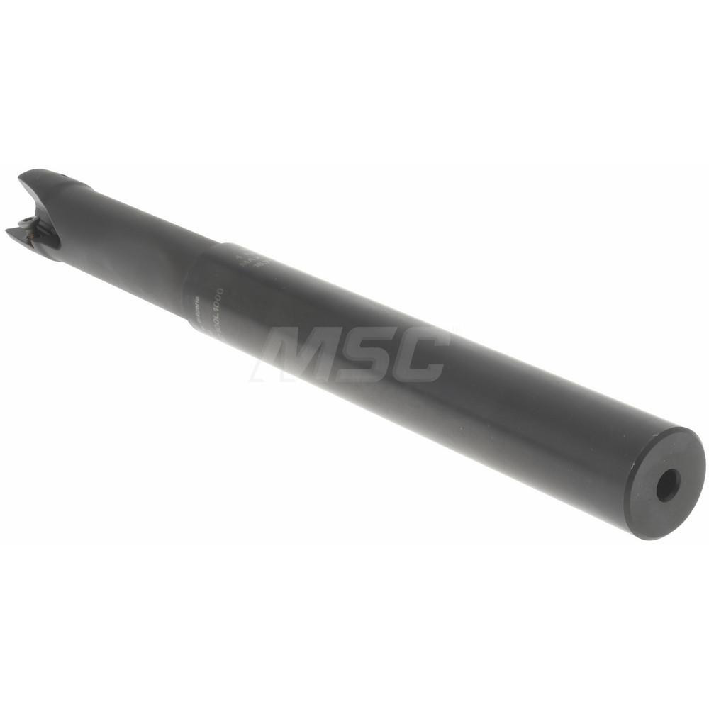 Kennametal Indexable Square-Shoulder End Mill: M1D100E1802C100L1000, 1" Cut Dia, 18 mm Max Depth of Cut, 1" Dia Cylindrical Shank - 2267535