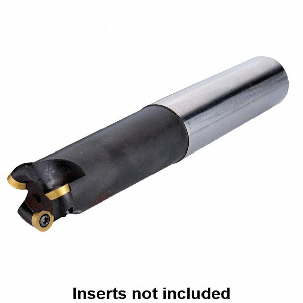 Kennametal Indexable Copy End Mill: 3/4" Cut Dia, 0.1969" Max Depth of Cut - 2511350