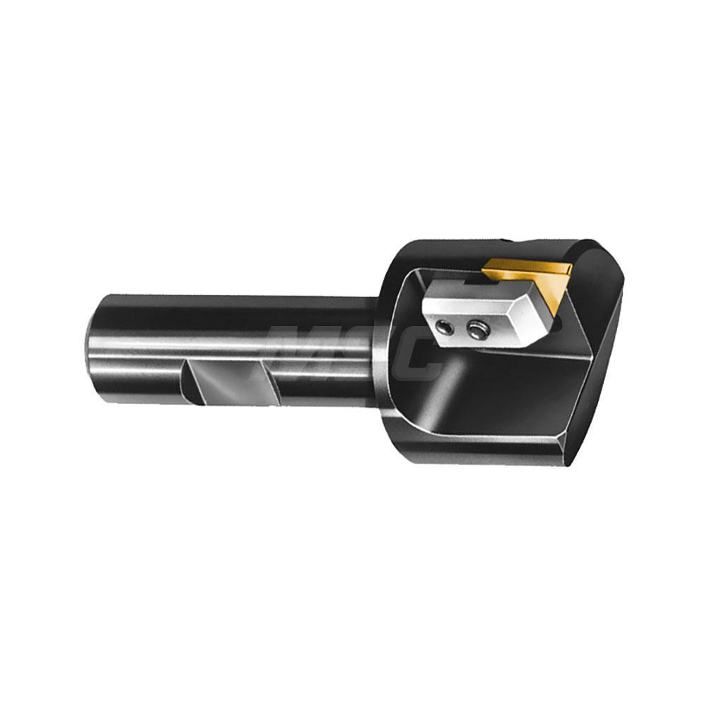 Cutting Tool Technologies 2-7/32" Cut Dia, 1-3/32" Cut Width, 1-1/4" Shank Dia, Indexable T-Slot Cutter - TSC-070