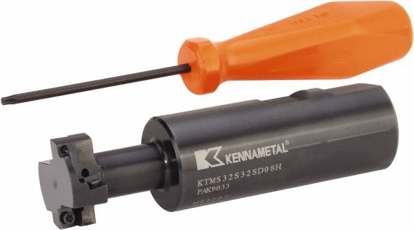 Cutting Tool Technologies 2-7/32" Cut Dia, 1-3/32" Cut Width, 1-1/4" Shank Dia, Indexable T-Slot Cutter - TSC-070