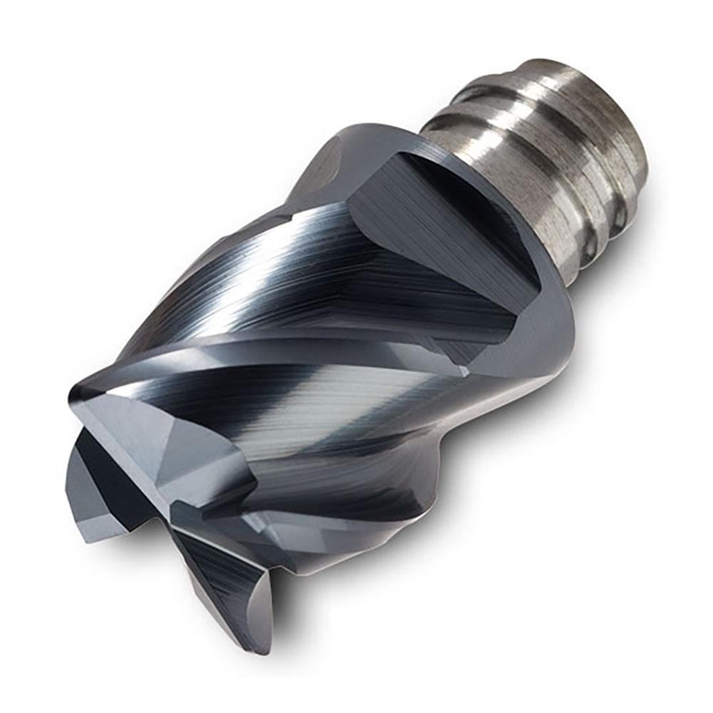 Ingersoll Cutting Tools Indexable Square-Shoulder End Mill: 23J3F1281R01, 46.99 mm Max Depth of Cut, 1-1/4" Dia Weldon Flat Shank - 3007853