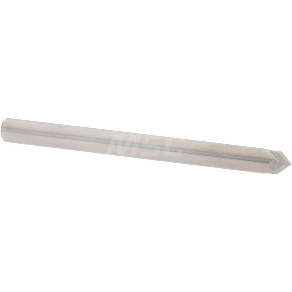 Iscar 45° Lead Angle, 1-1/2" to 2.01" Cut Dia, 1" Shank Dia, Indexable & Chamfer End Mill - 3100389