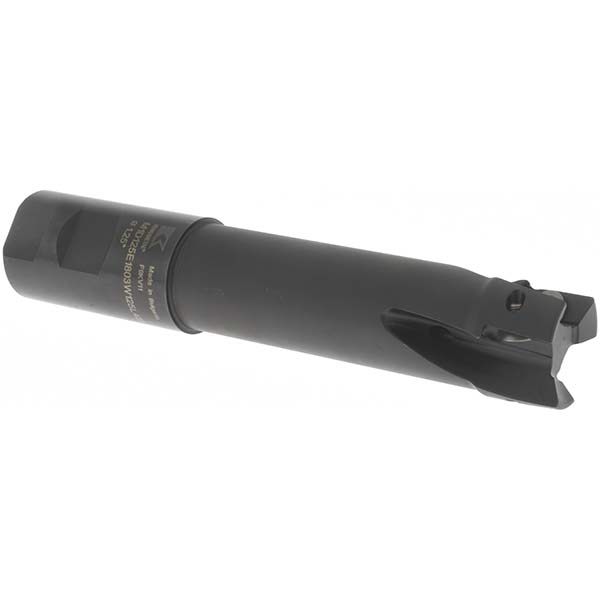 Kyocera Indexable Square-Shoulder End Mill: MEC1250S1257917, 1-1/4" Cut Dia, 0.618" Max Depth of Cut, 1-1/4" Dia Cylindrical Shank - 8819523