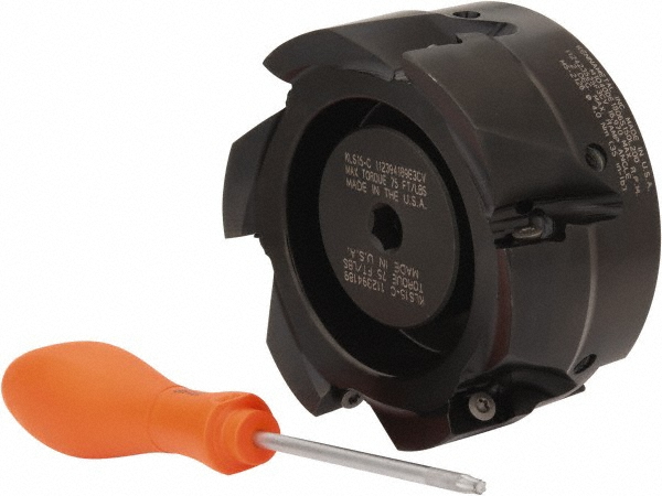 Sandvik Coromant 4" Cut Dia, 1-1/2" Arbor Hole Dia, 11mm Max Depth, Indexable Square-Shoulder Face Mill - 5740397