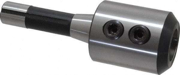APT Indexable Square-Shoulder End Mill: EM-300-R8 3XR8 SH, 3" Cut Dia, 0.65" Max Depth of Cut, R8 R8 Shank - EM300-R8